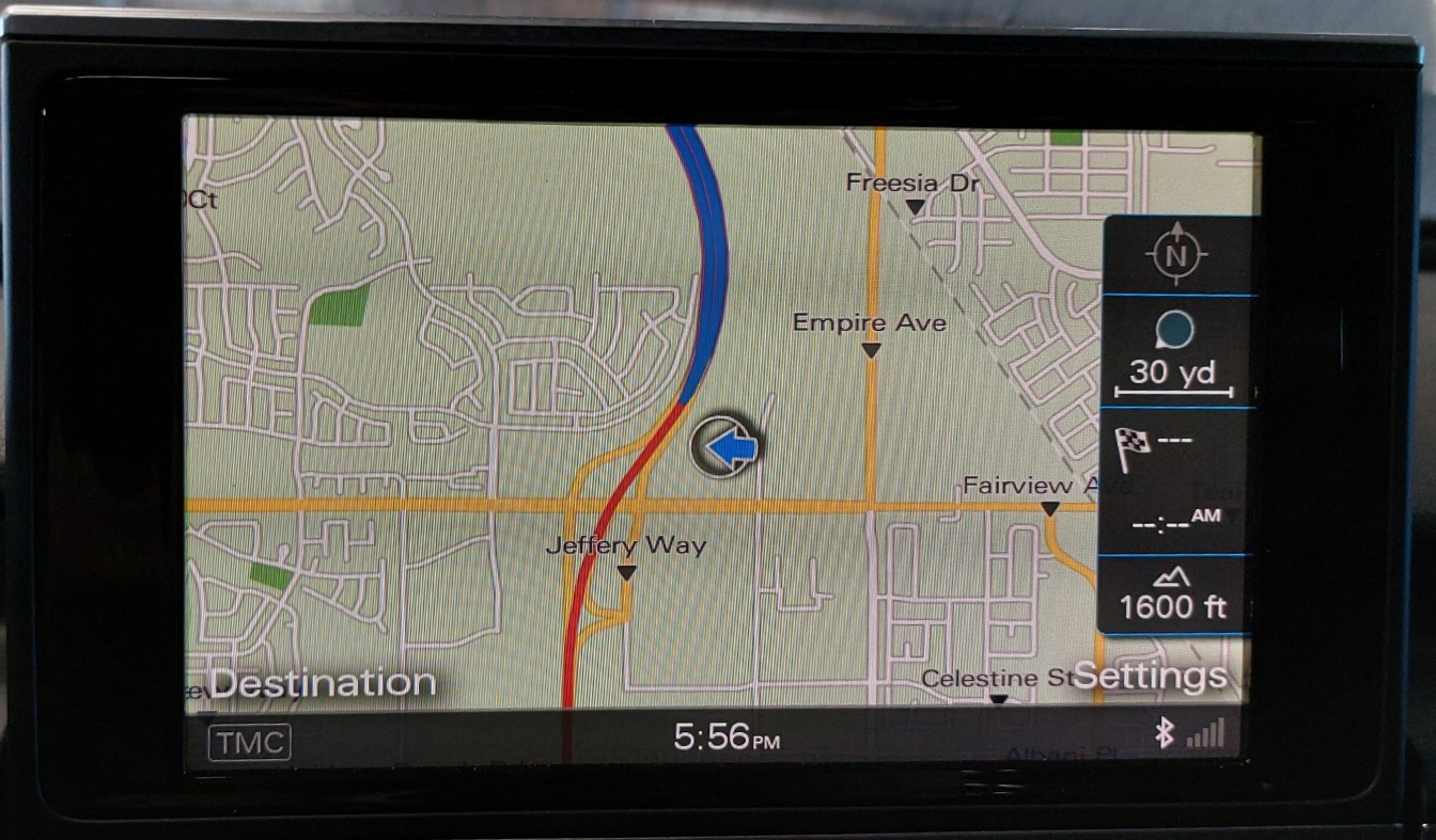 2012-2015 AUDI A6 S6 A7 S7 (C7) RADIO STEREO PHONE GPS NAVIGATION DISPLAY SCREEN — exact item pictured